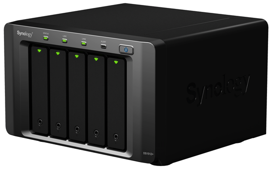  Synology представила NAS-сервер DiskStation DS1512+ для малого и среднего бизнеса 