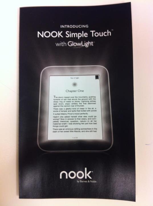 Nook simple touch фото