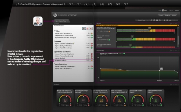  HP Executive Scorecard - один из примеров решений HP для CIO 