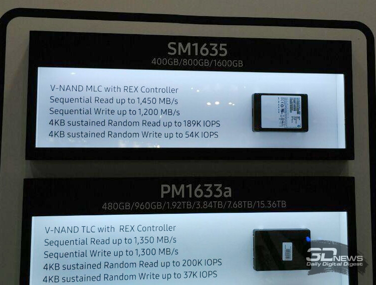 SSD Samsung на ISC 2016